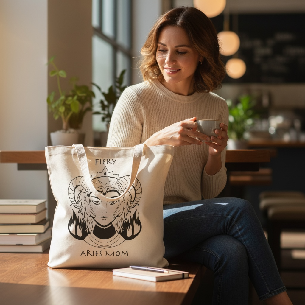 Aries Mom | Tote Bag — Zodiac Astrology Gift