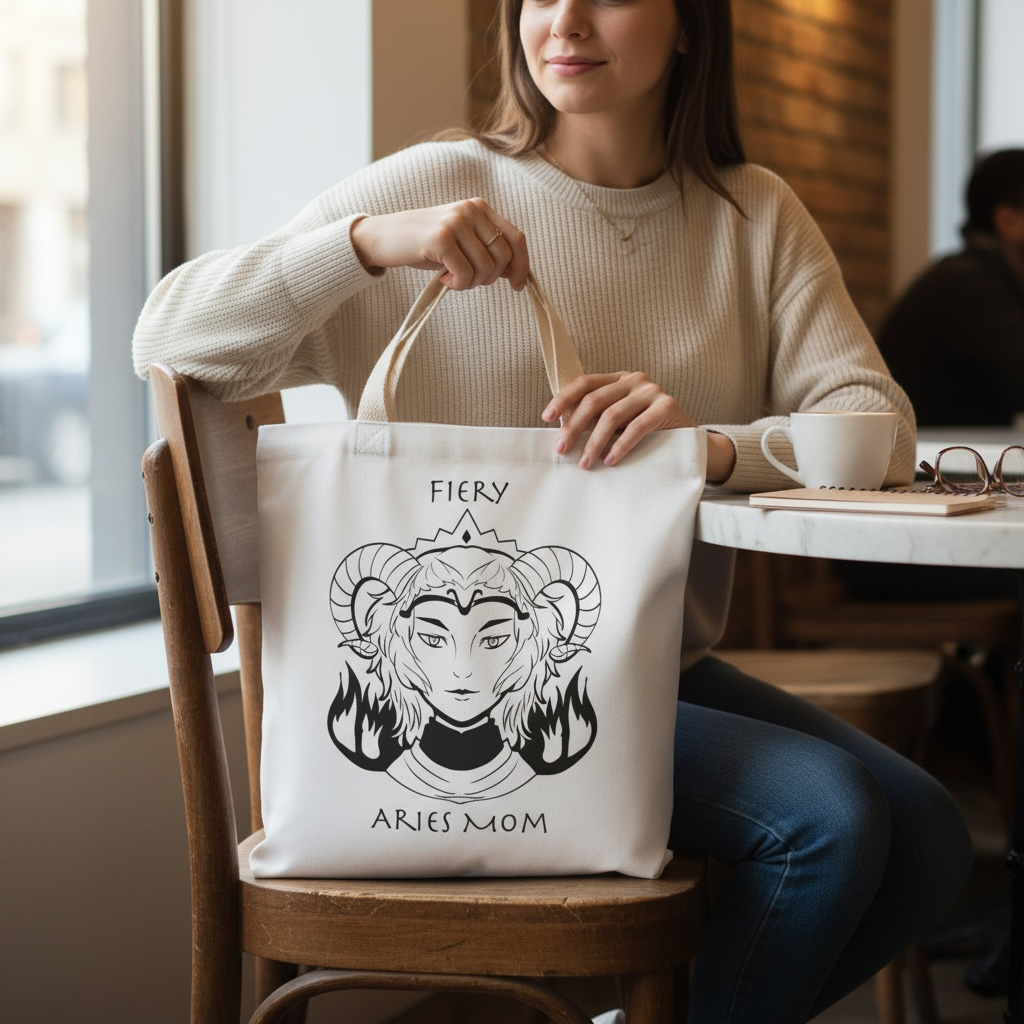 Aries Mom | Tote Bag — Zodiac Astrology Gift