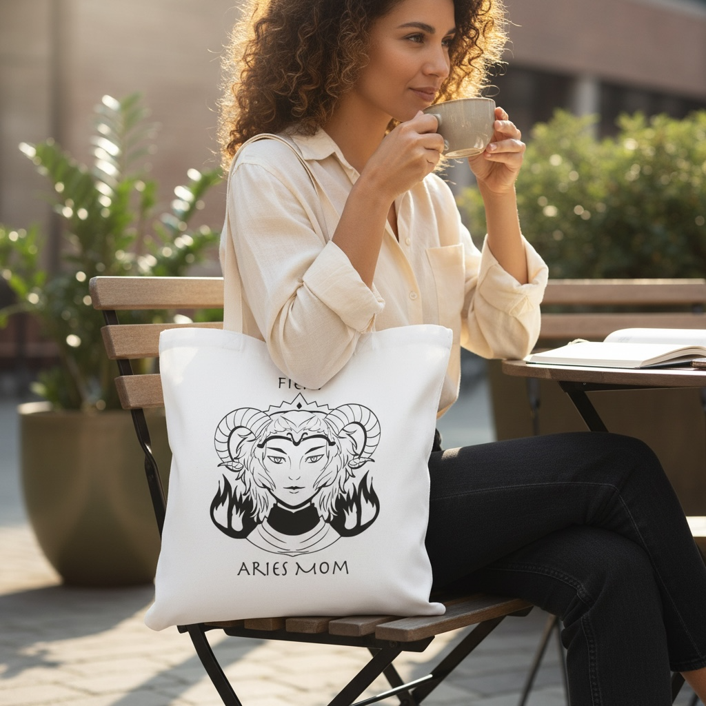 Aries Mom | Tote Bag — Zodiac Astrology Gift