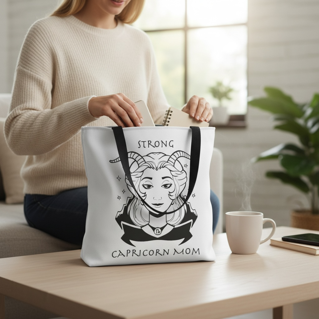 Capricorn Mom | Tote Bag — Zodiac Astrology Gift