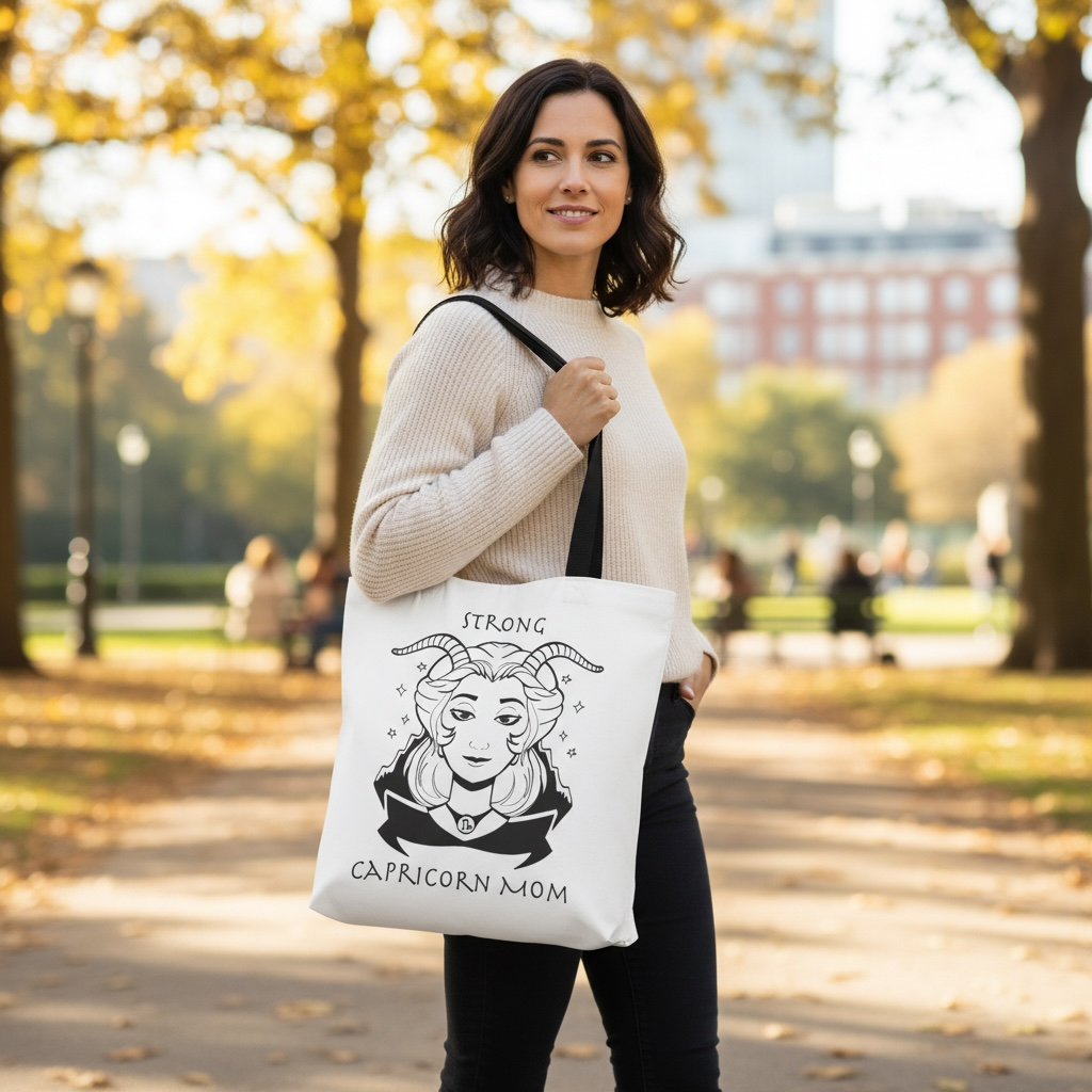 Capricorn Mom | Tote Bag — Zodiac Astrology Gift