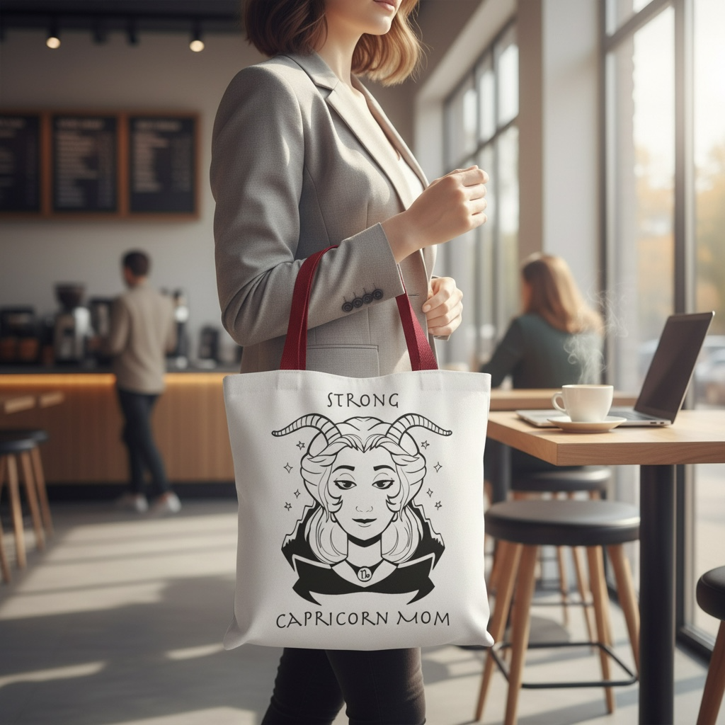 Capricorn Mom | Tote Bag — Zodiac Astrology Gift