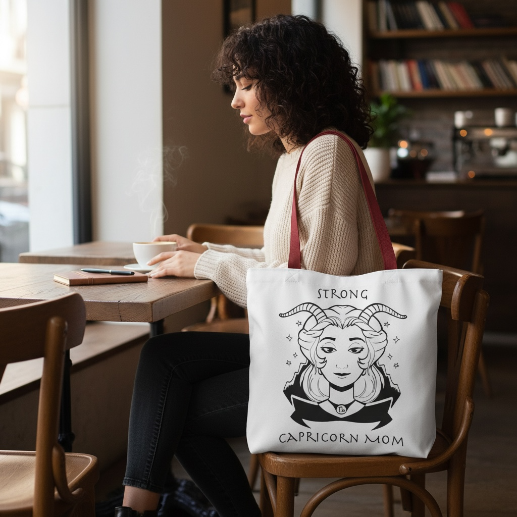 Capricorn Mom | Tote Bag — Zodiac Astrology Gift