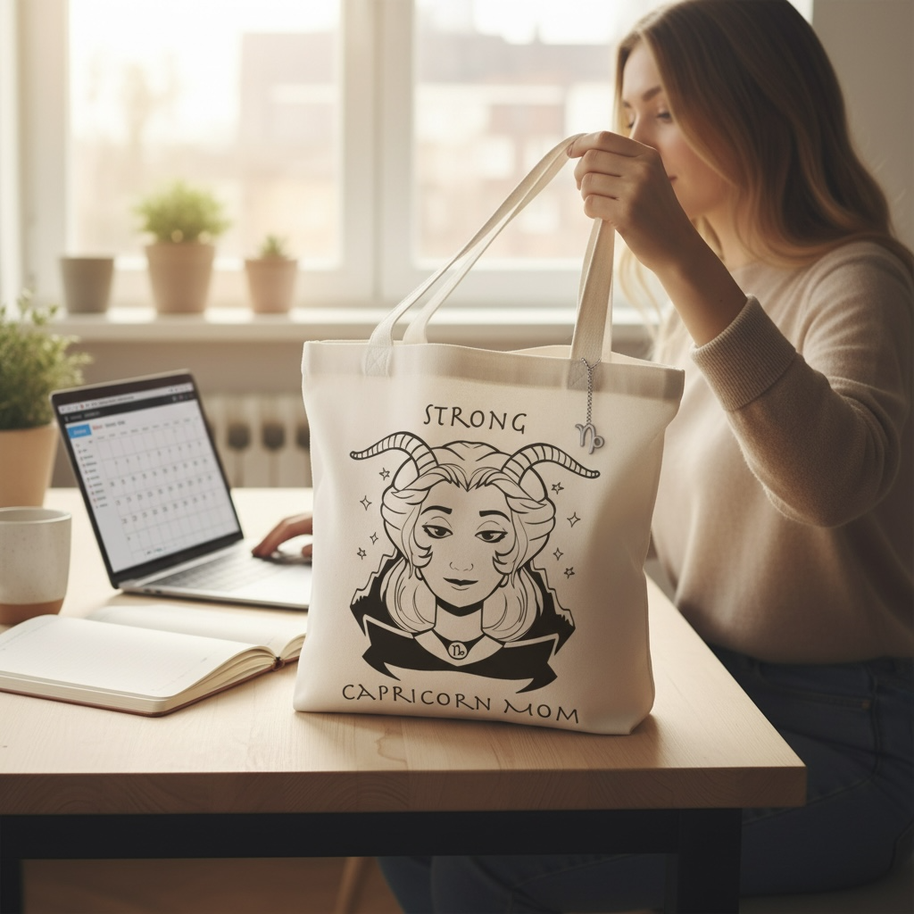 Capricorn Mom | Tote Bag — Zodiac Astrology Gift