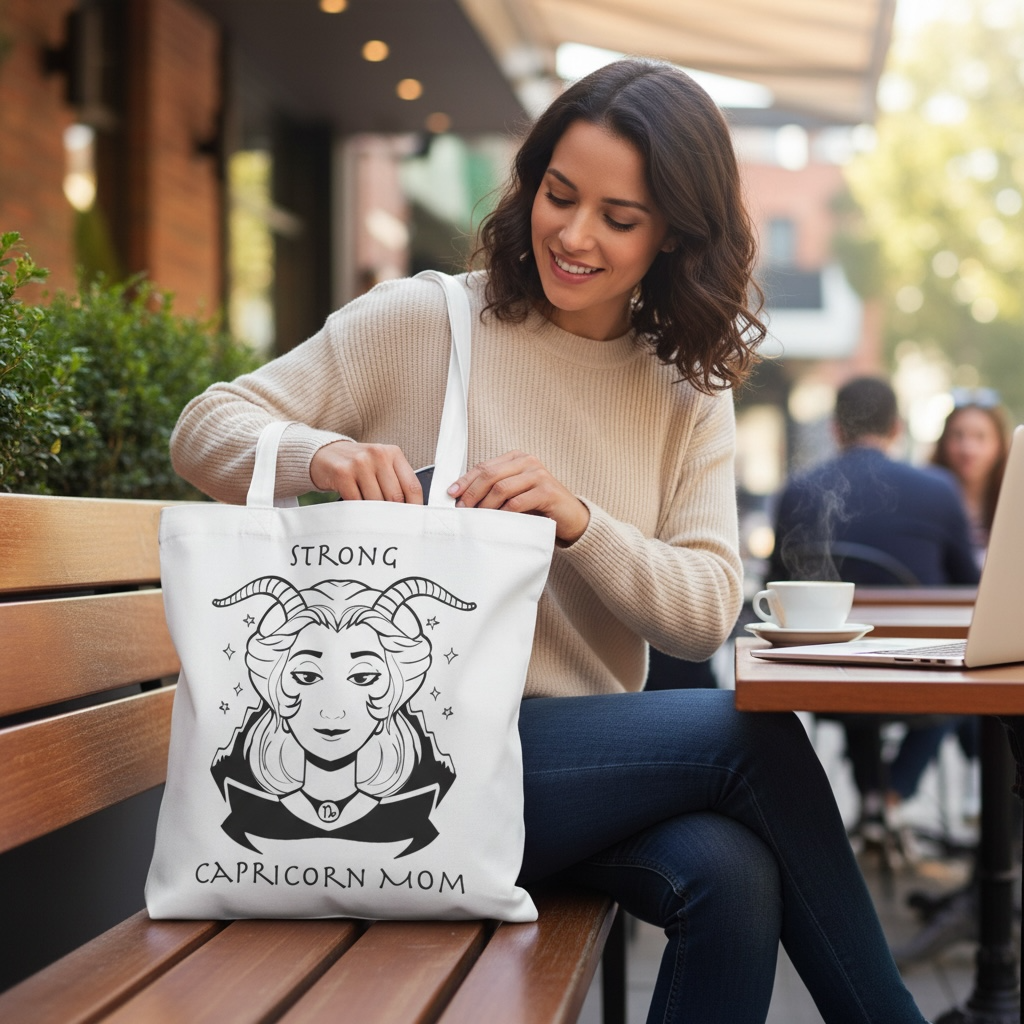 Capricorn Mom | Tote Bag — Zodiac Astrology Gift