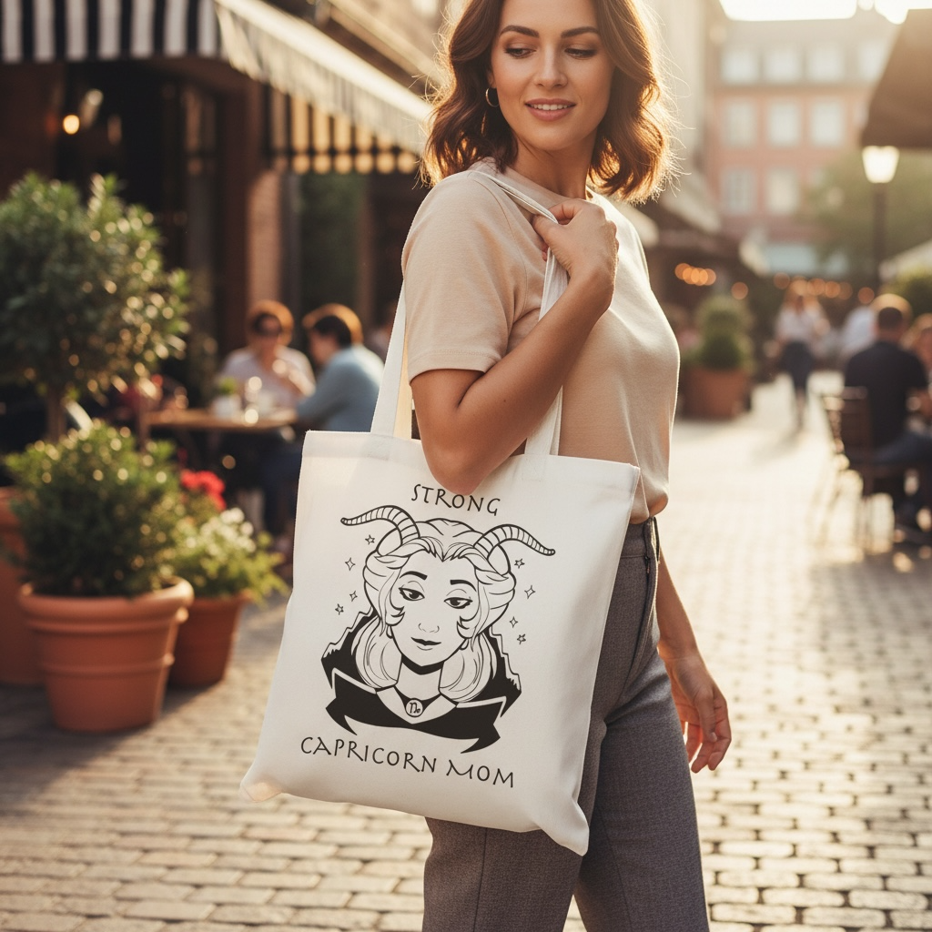 Capricorn Mom | Tote Bag — Zodiac Astrology Gift