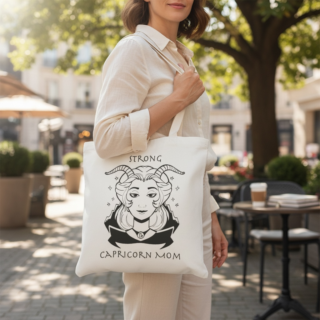 Capricorn Mom | Tote Bag — Zodiac Astrology Gift