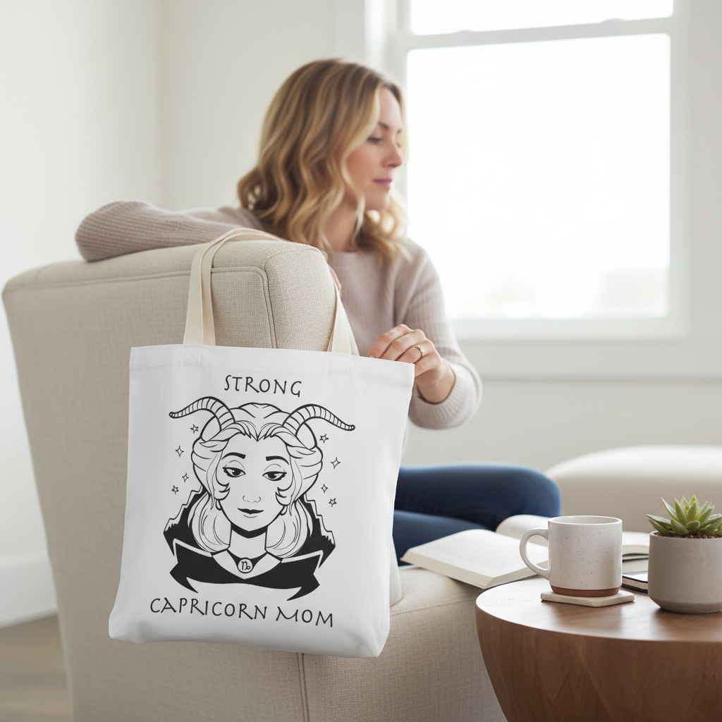 Capricorn Mom | Tote Bag — Zodiac Astrology Gift