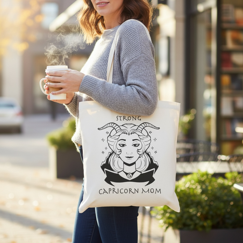 Capricorn Mom | Tote Bag — Zodiac Astrology Gift