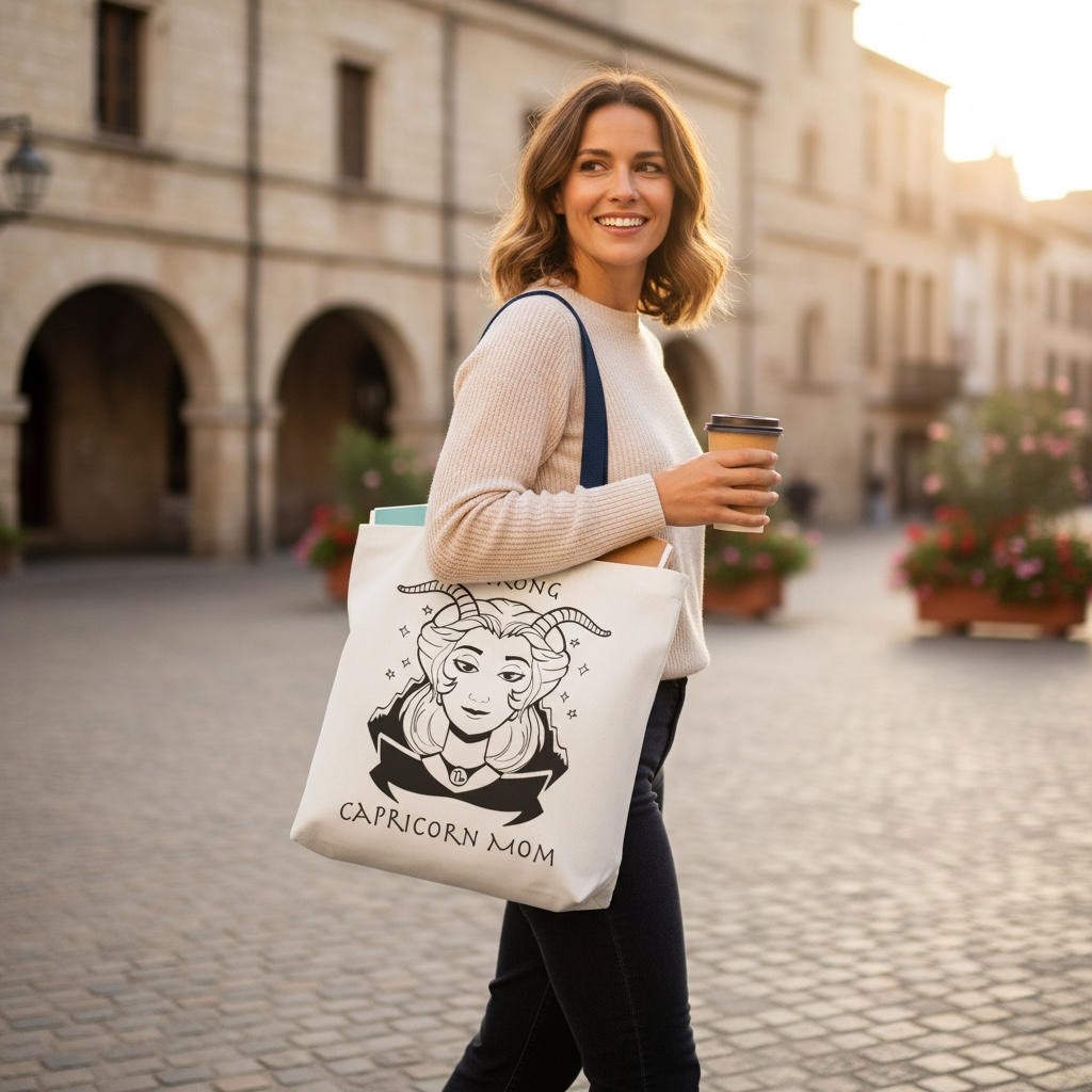Capricorn Mom | Tote Bag — Zodiac Astrology Gift