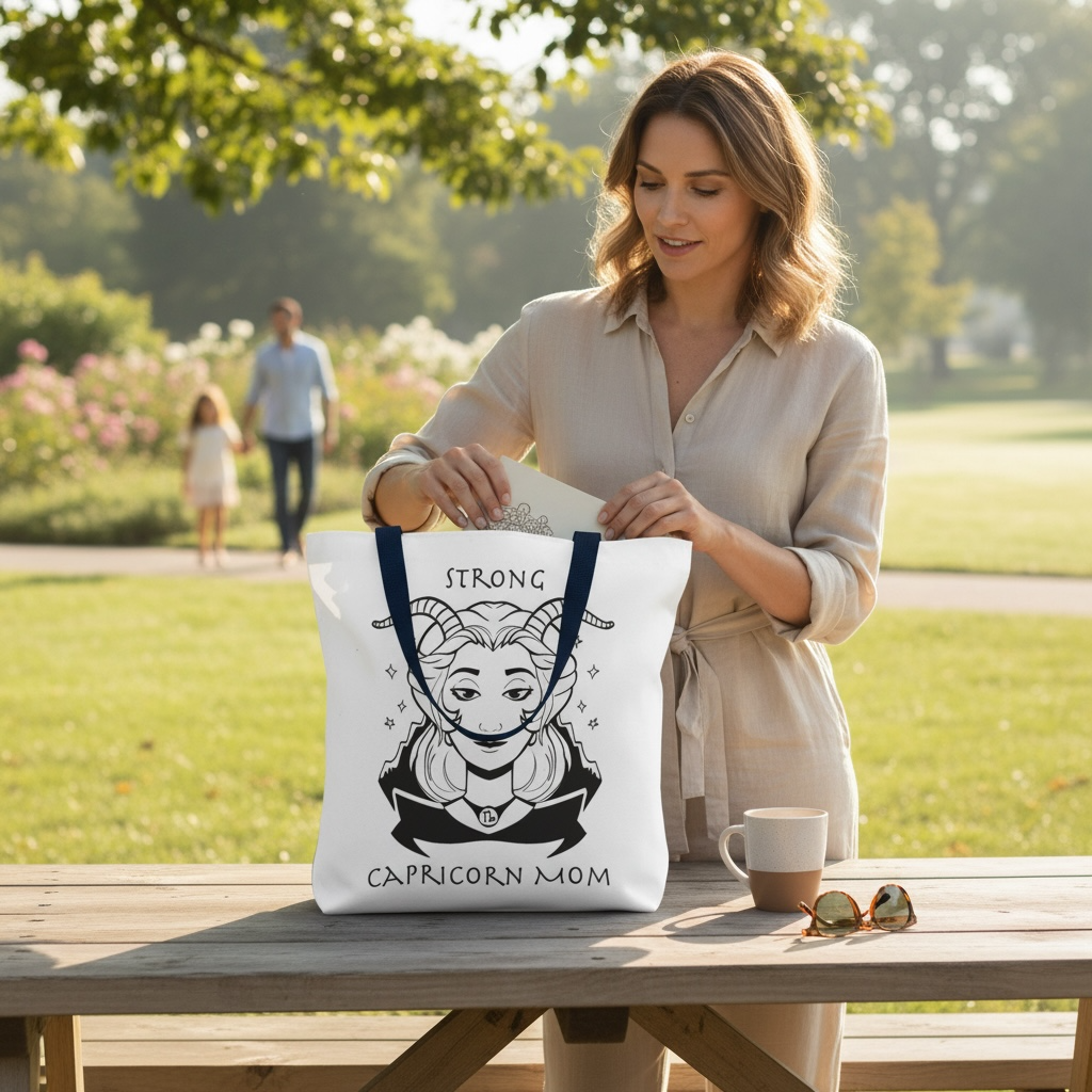 Capricorn Mom | Tote Bag — Zodiac Astrology Gift