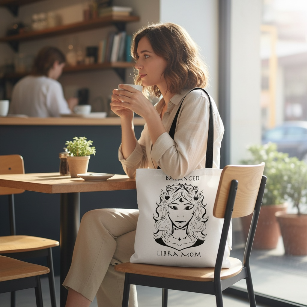 Libra Mom | Tote Bag — Zodiac Astrology Gift