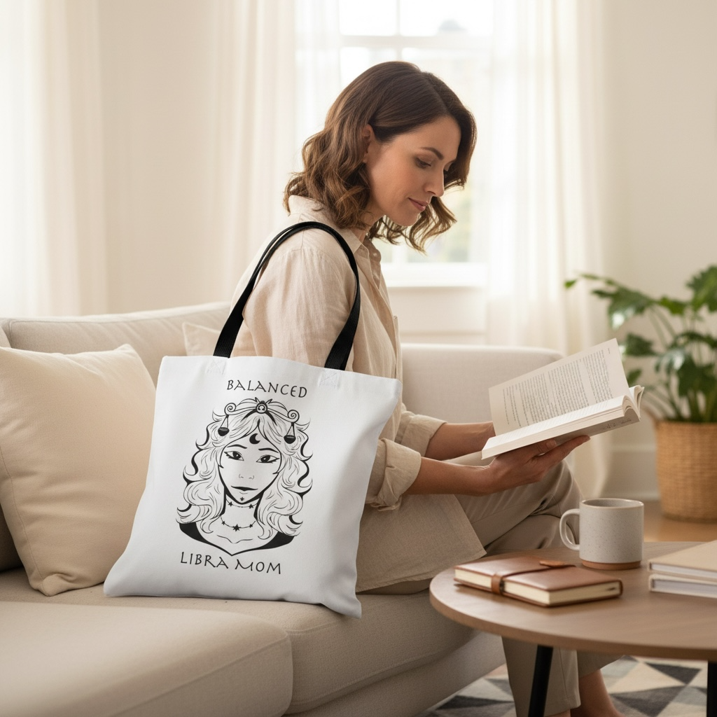 Libra Mom | Tote Bag — Zodiac Astrology Gift