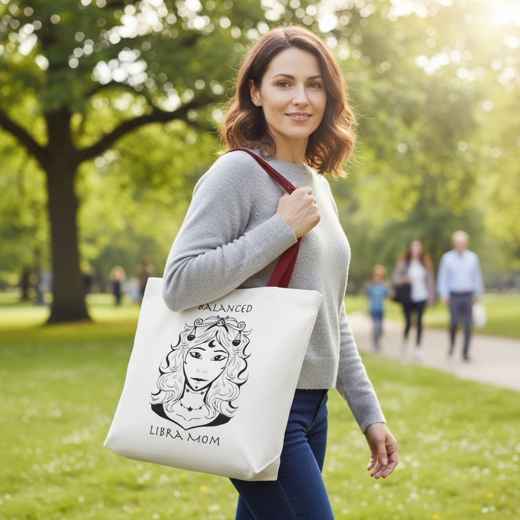 Libra Mom | Tote Bag — Zodiac Astrology Gift