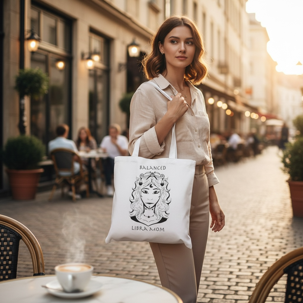 Libra Mom | Tote Bag — Zodiac Astrology Gift