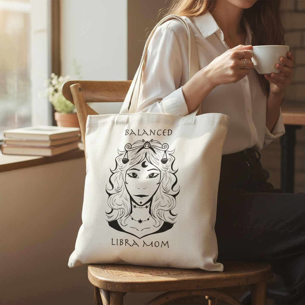 Libra Mom | Tote Bag — Zodiac Astrology Gift
