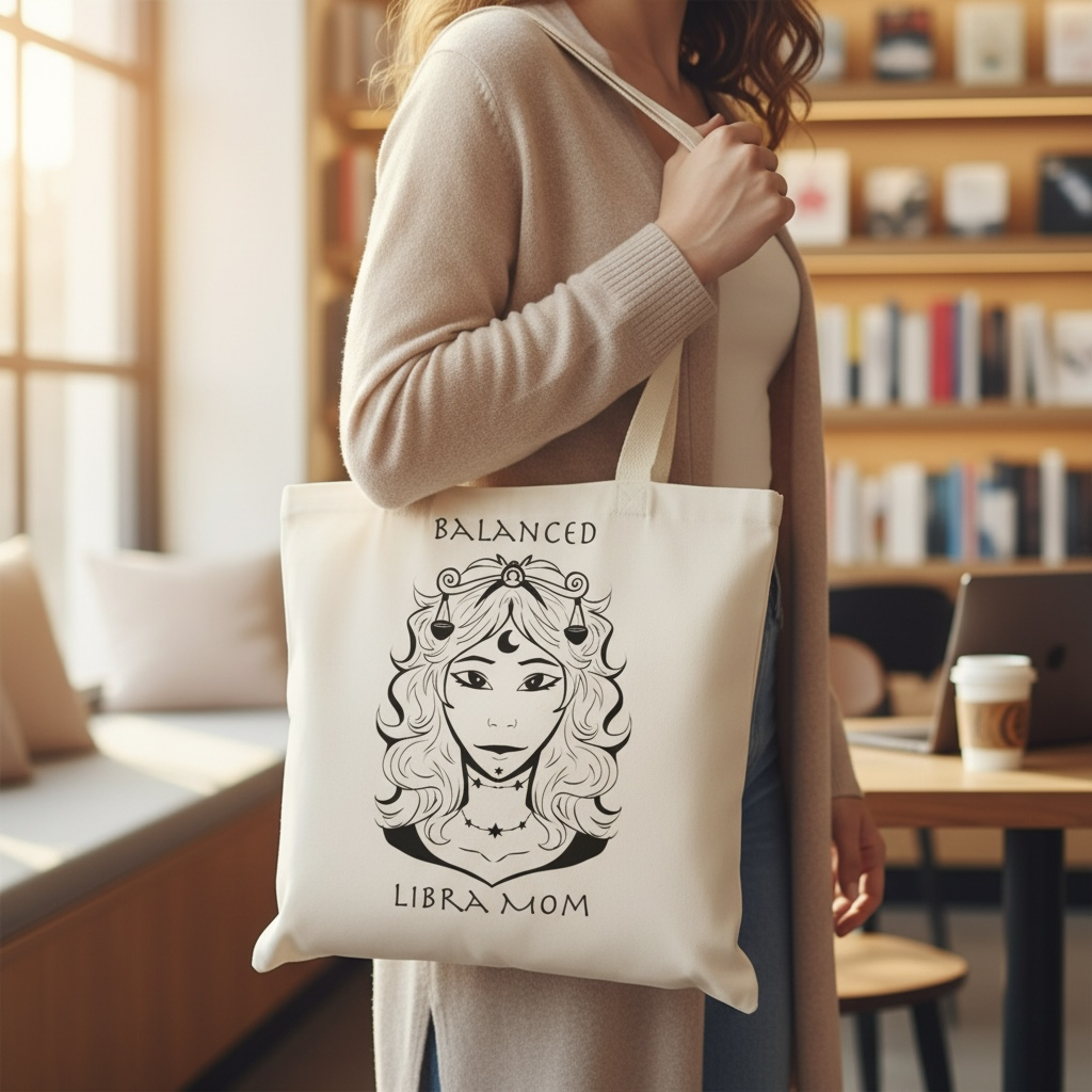 Libra Mom | Tote Bag — Zodiac Astrology Gift