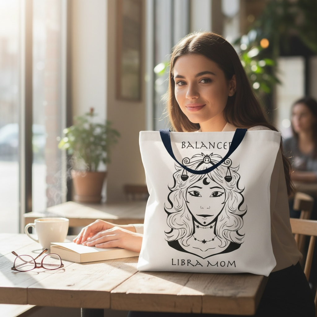 Libra Mom | Tote Bag — Zodiac Astrology Gift