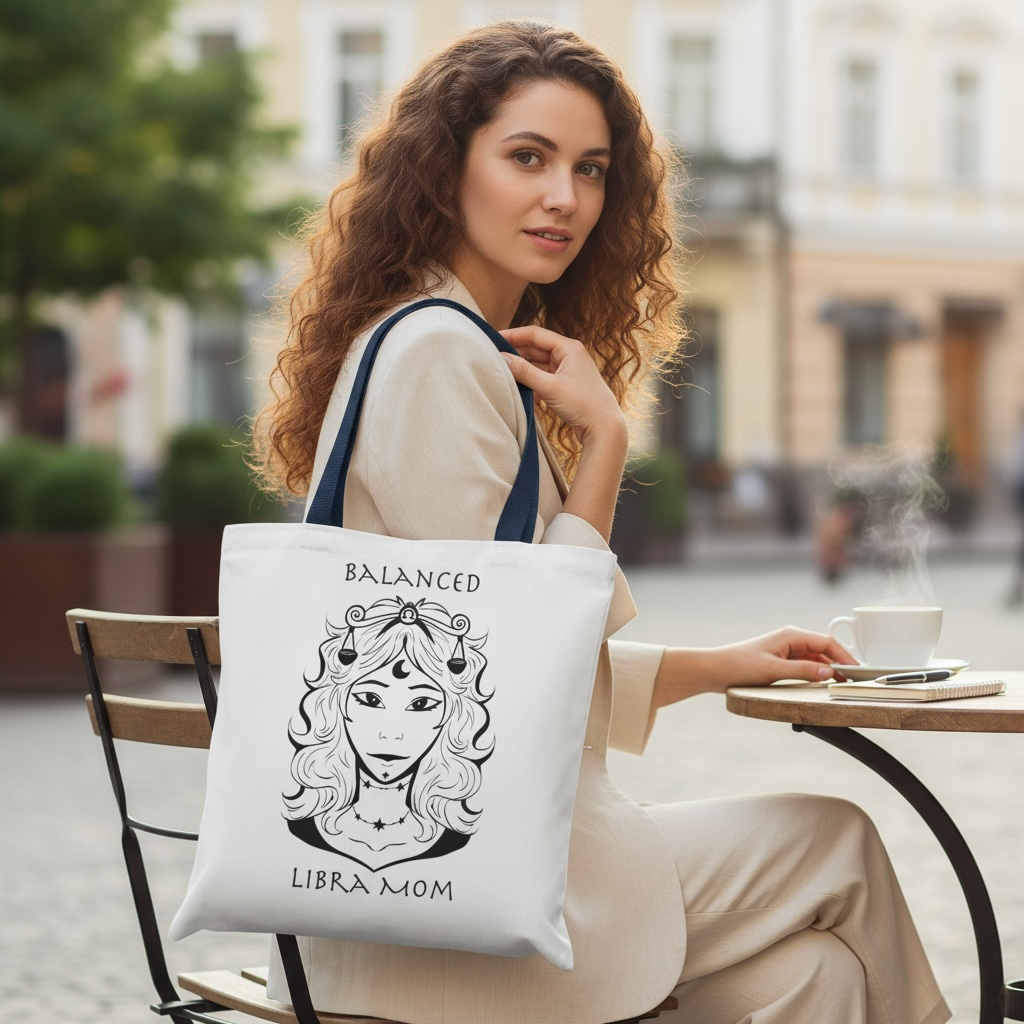 Libra Mom | Tote Bag — Zodiac Astrology Gift