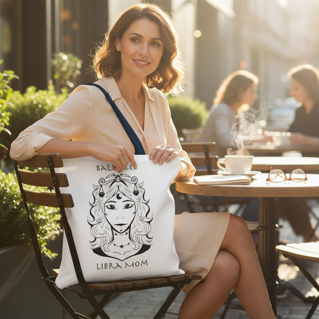 Libra Mom | Tote Bag — Zodiac Astrology Gift