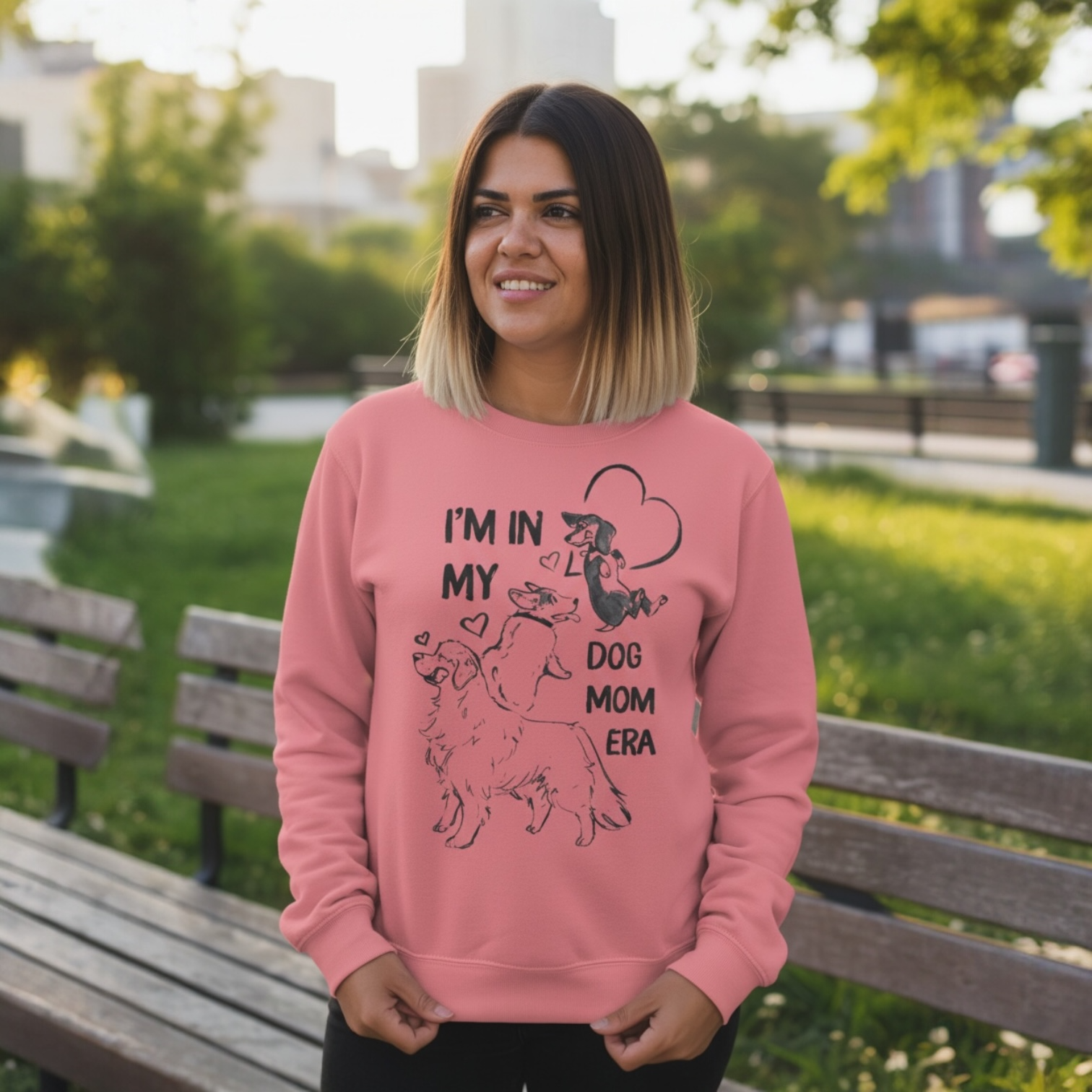 I’m In My Dog Mom Era Sweatshirt – Cozy Dog Mom Crewneck | Gift for Dog Lovers