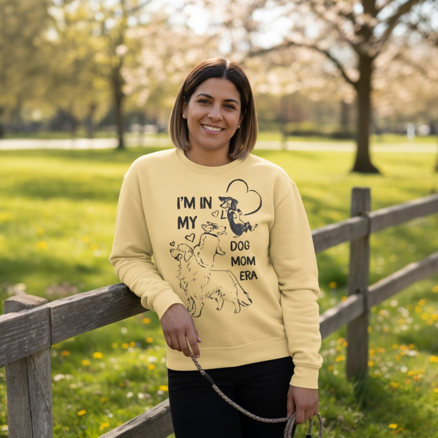I’m In My Dog Mom Era Sweatshirt – Cozy Dog Mom Crewneck | Gift for Dog Lovers