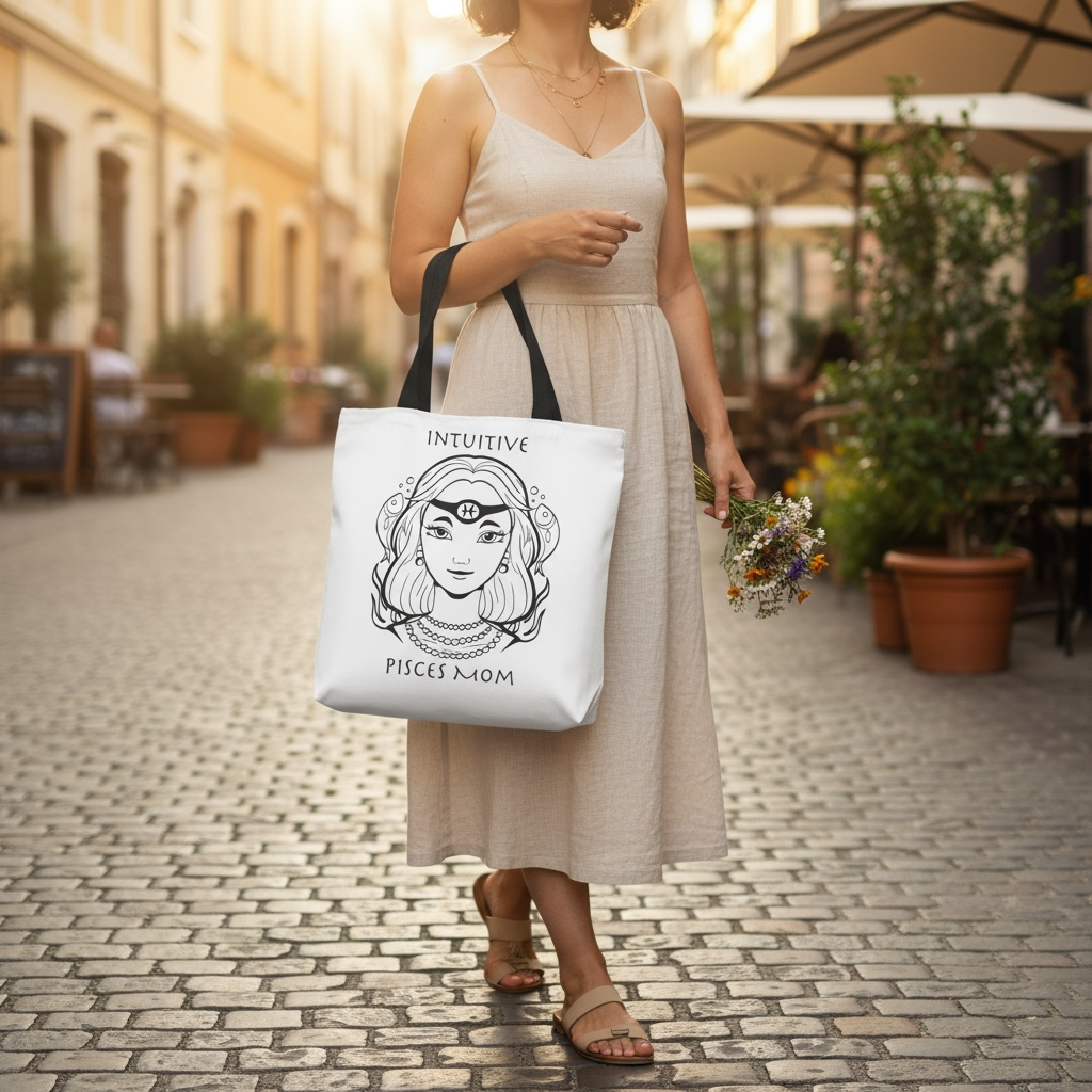 Pisces Mom | Tote Bag - Zodiac Astrology Gift