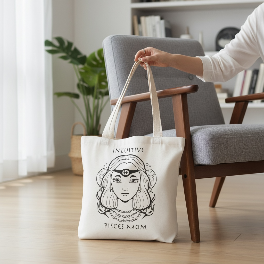 Pisces Mom | Tote Bag - Zodiac Astrology Gift