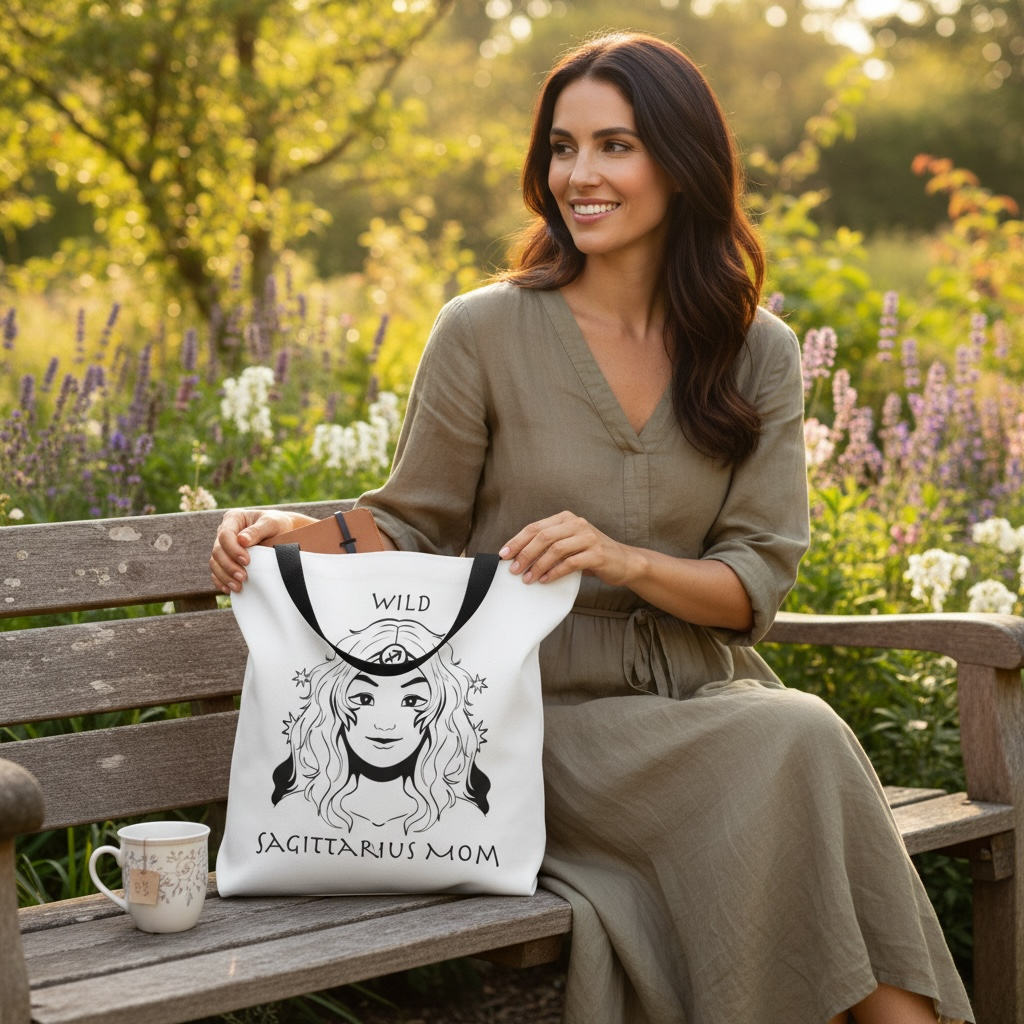 Sagittarius Mom | Tote Bag - Zodiac Astrology Gift