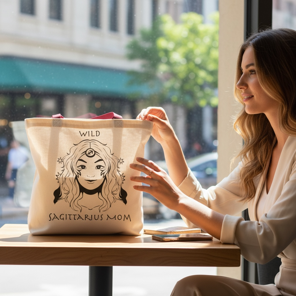 Sagittarius Mom | Tote Bag - Zodiac Astrology Gift