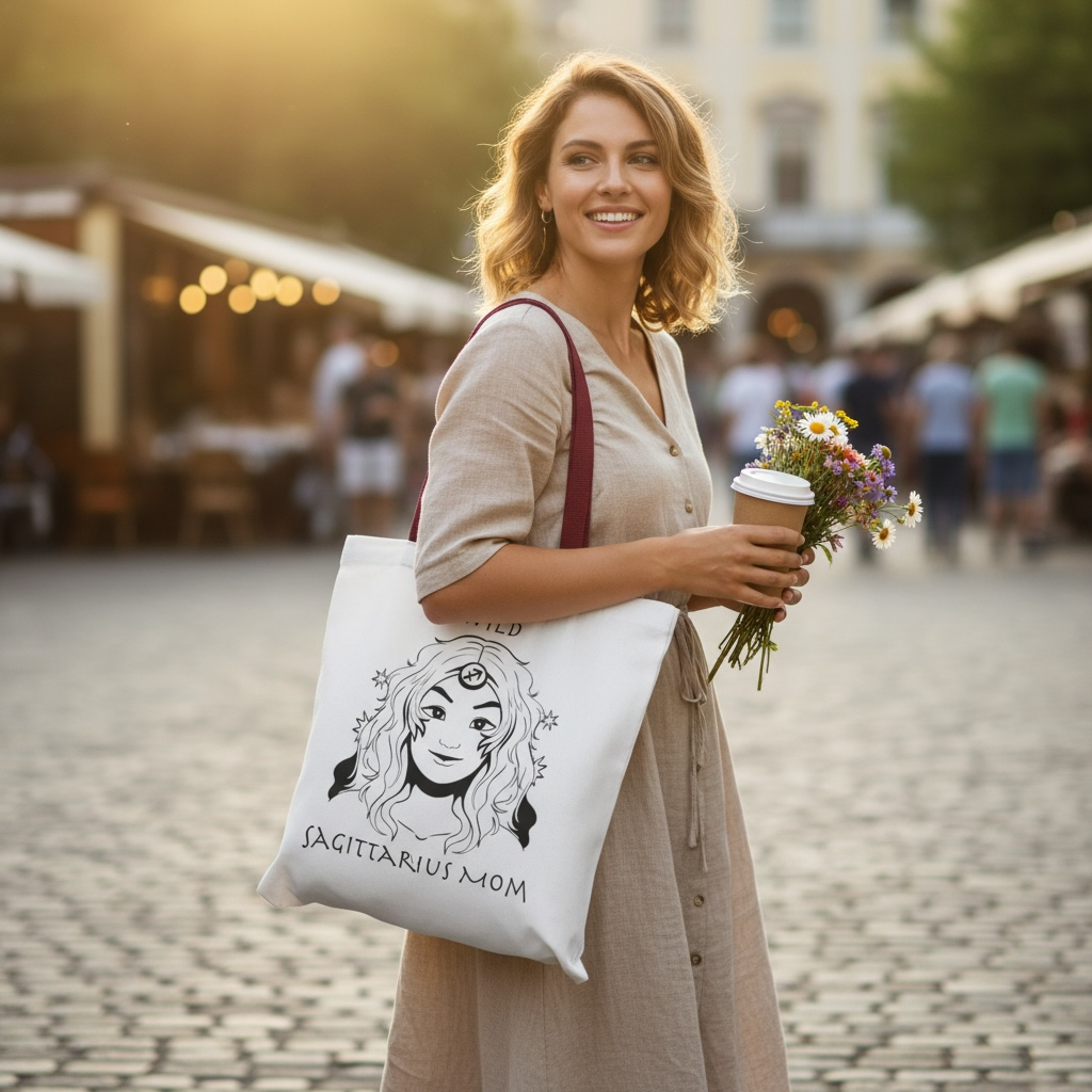 Sagittarius Mom | Tote Bag - Zodiac Astrology Gift