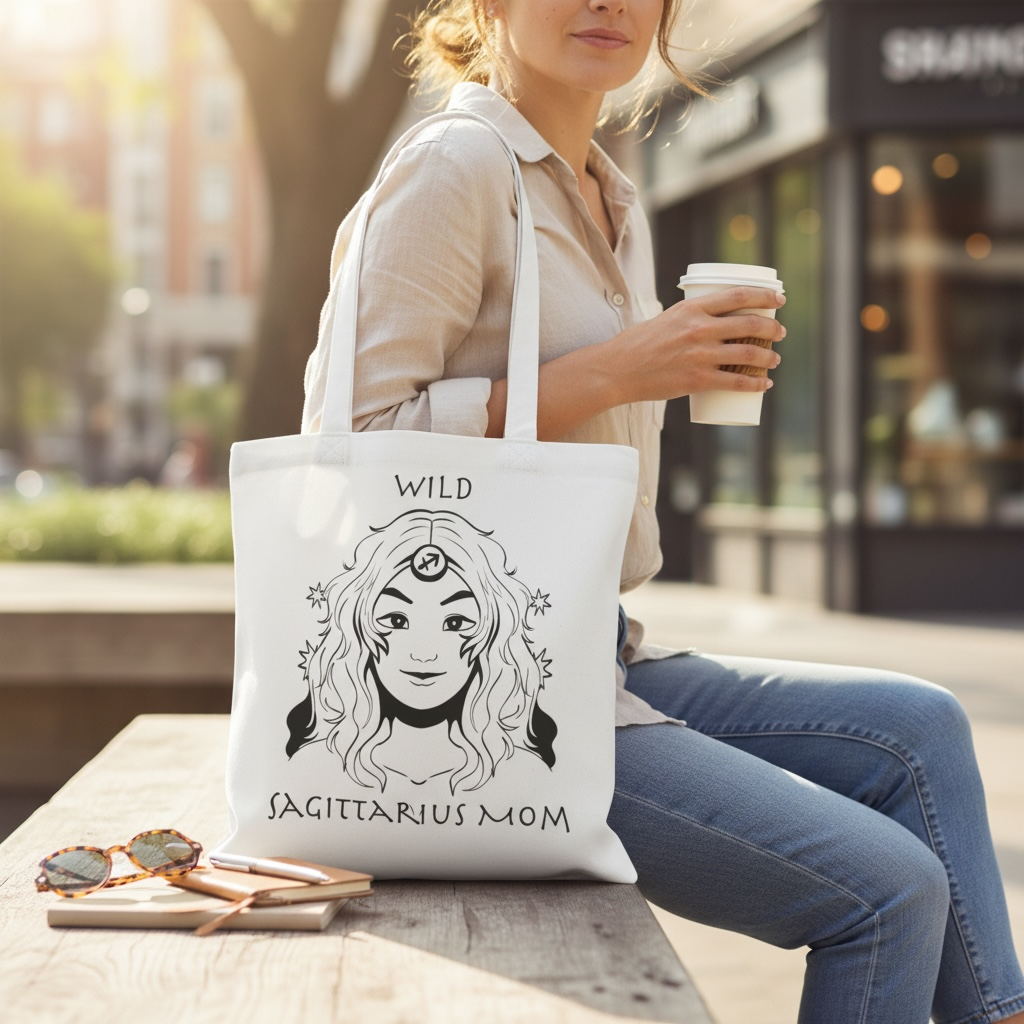 Sagittarius Mom | Tote Bag - Zodiac Astrology Gift