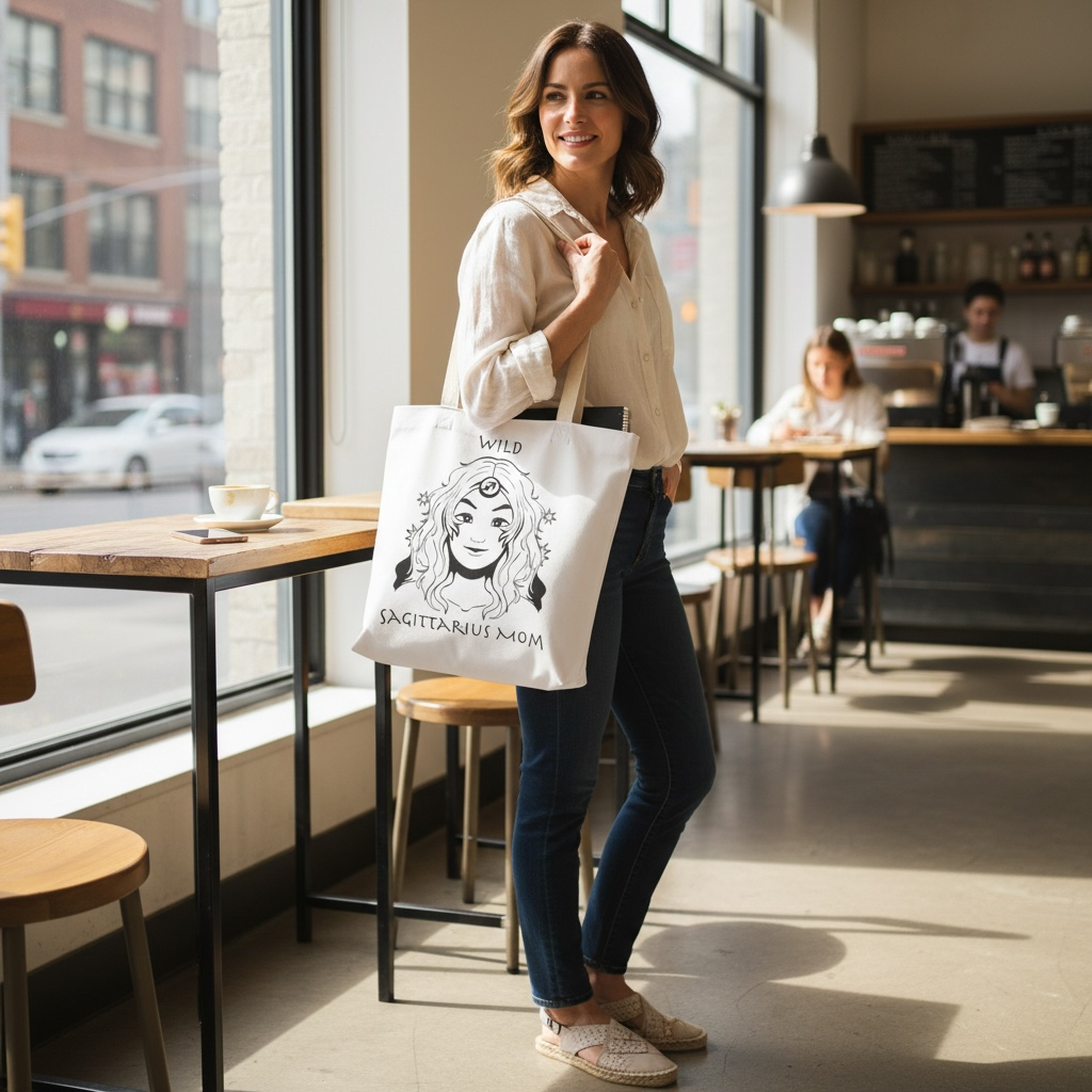 Sagittarius Mom | Tote Bag - Zodiac Astrology Gift