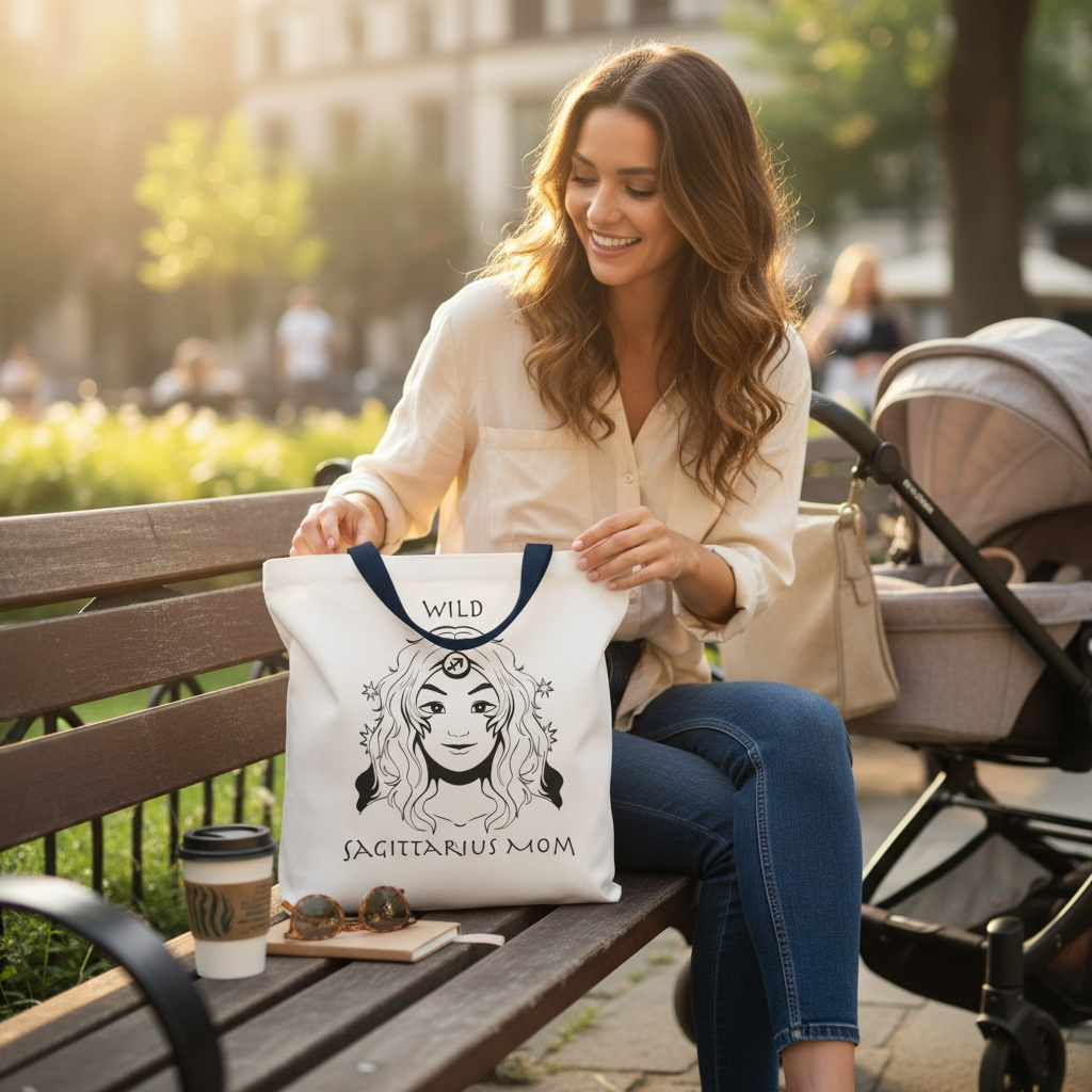 Sagittarius Mom | Tote Bag - Zodiac Astrology Gift