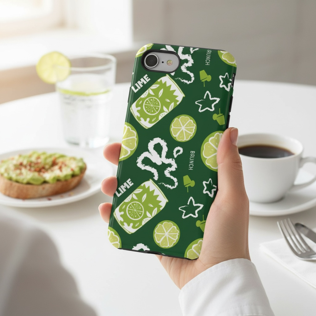 Lime Crush Tough Phone Case – Citrus Summer Vibes