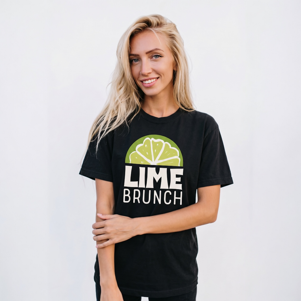 Lime Brunch T-Shirt – Citrus Summer Graphic Tee