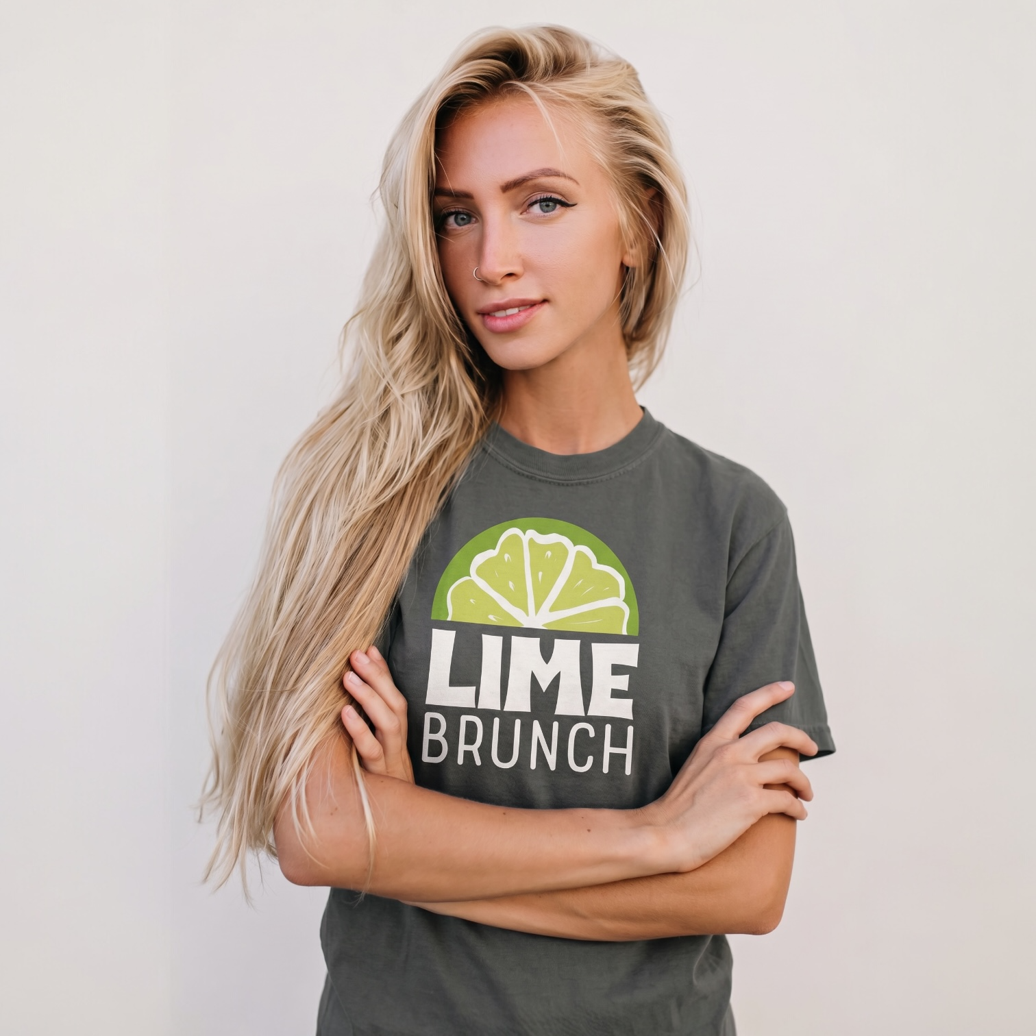 Lime Brunch T-Shirt – Citrus Summer Graphic Tee