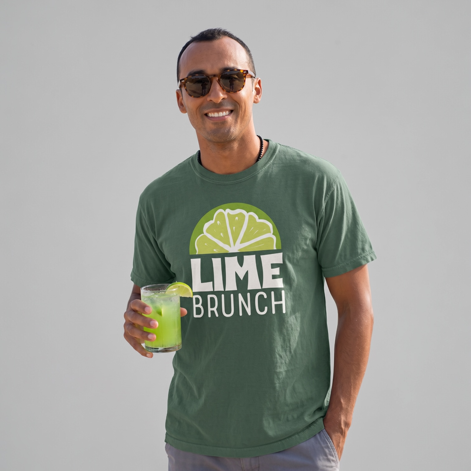 Lime Brunch T-Shirt – Citrus Summer Graphic Tee