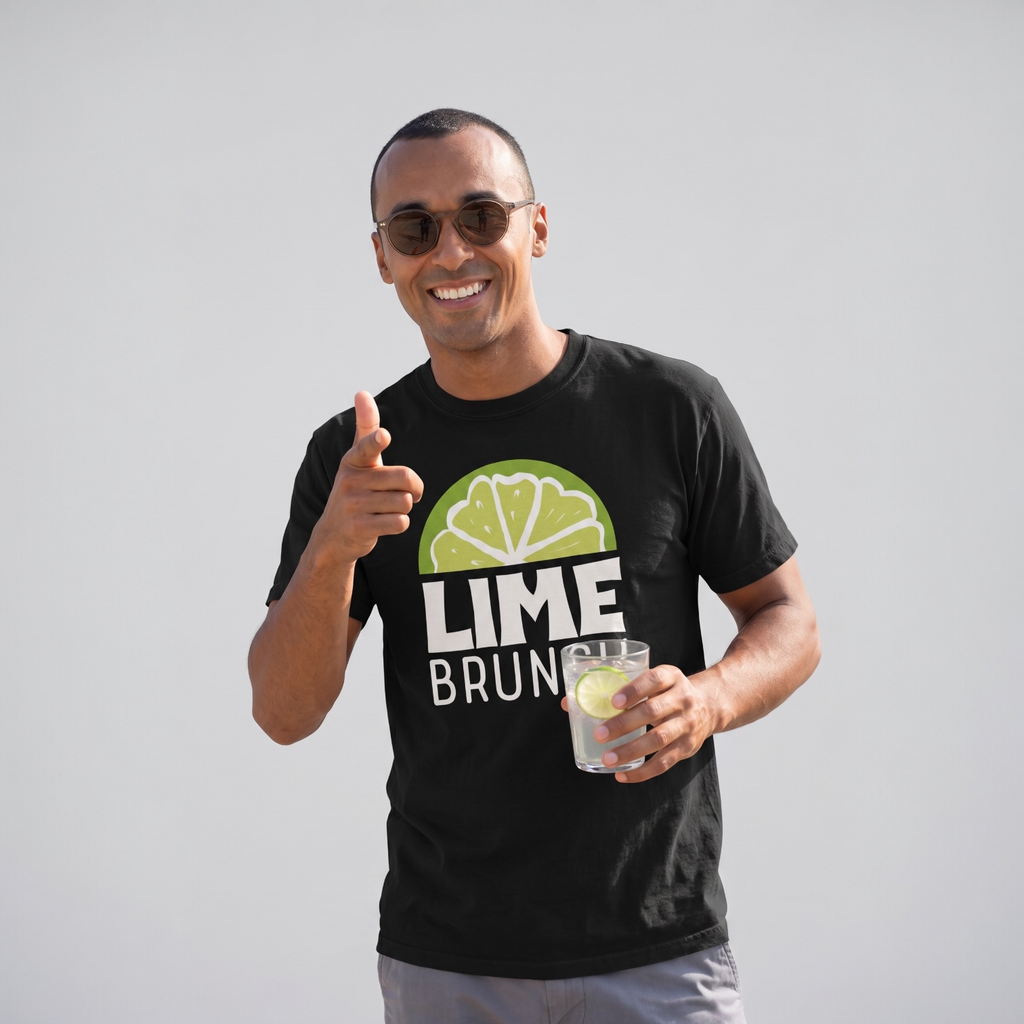 Lime Brunch T-Shirt – Citrus Summer Graphic Tee