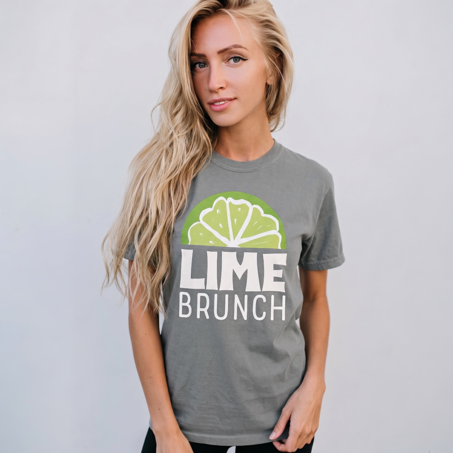 Lime Brunch T-Shirt – Citrus Summer Graphic Tee