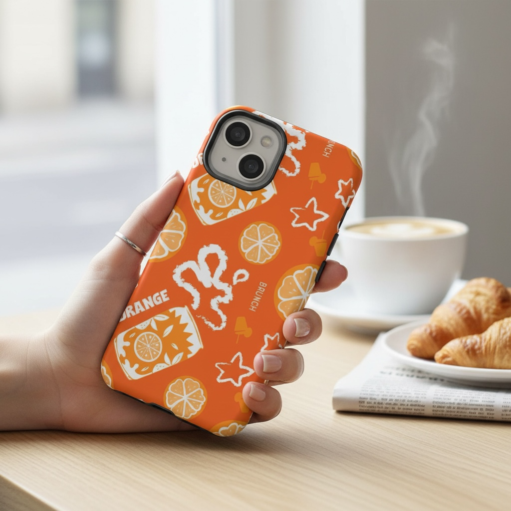 Orange Crush Tough Phone Case – Citrus Summer Vibes