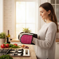CinCin Double Oven Mitt — Magenta Aperol Kitchen Decor