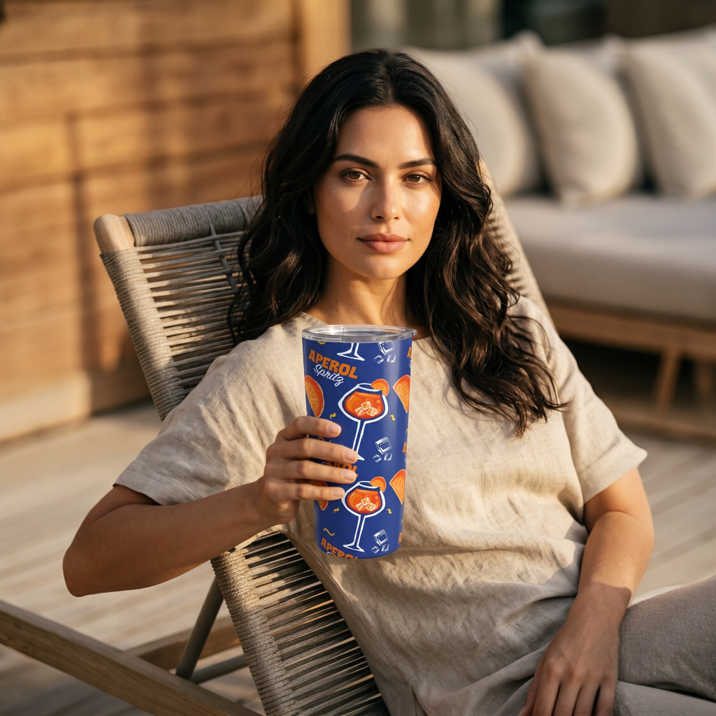 Aperol Spritz 20oz Tumbler - Insulated Cocktail Travel Cup
