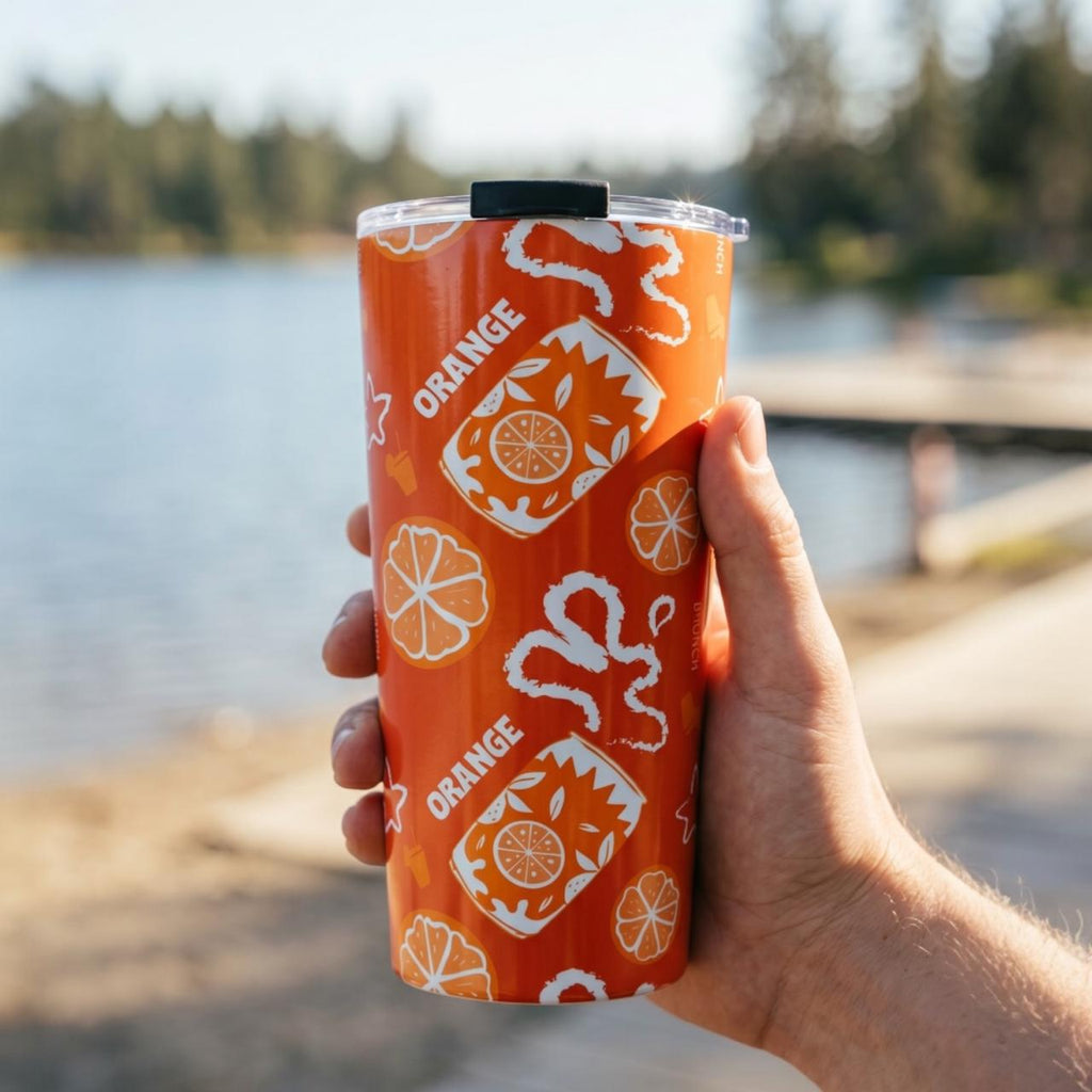 Orange Brunch 20oz Tumbler — Orange Aperol Inspired Design
