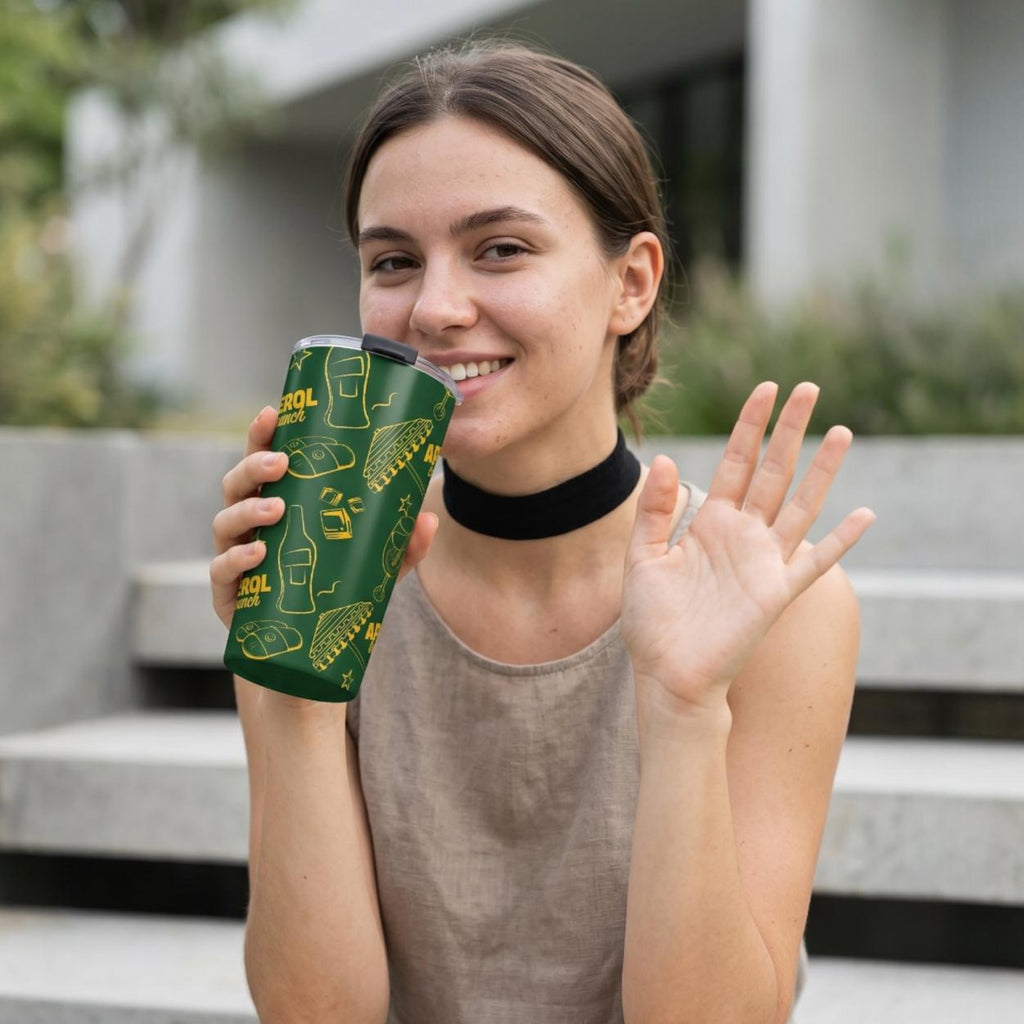 Aperol Brunch 20oz Tumbler — Green Aperol Inspired Design