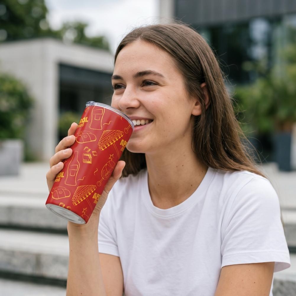 Aperol Brunch 20oz Tumbler — Red Aperol Inspired Design