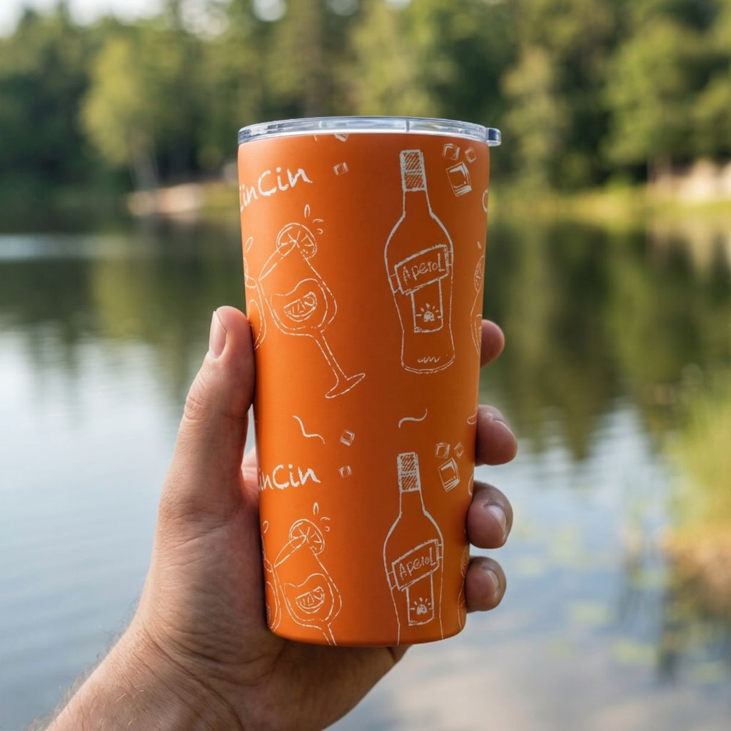 Cin Cin 20oz Tumbler - Orange Aperol Inspired Design