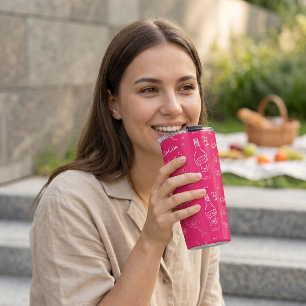 Cin Cin 20oz Tumbler - Pink Aperol Inspired Design