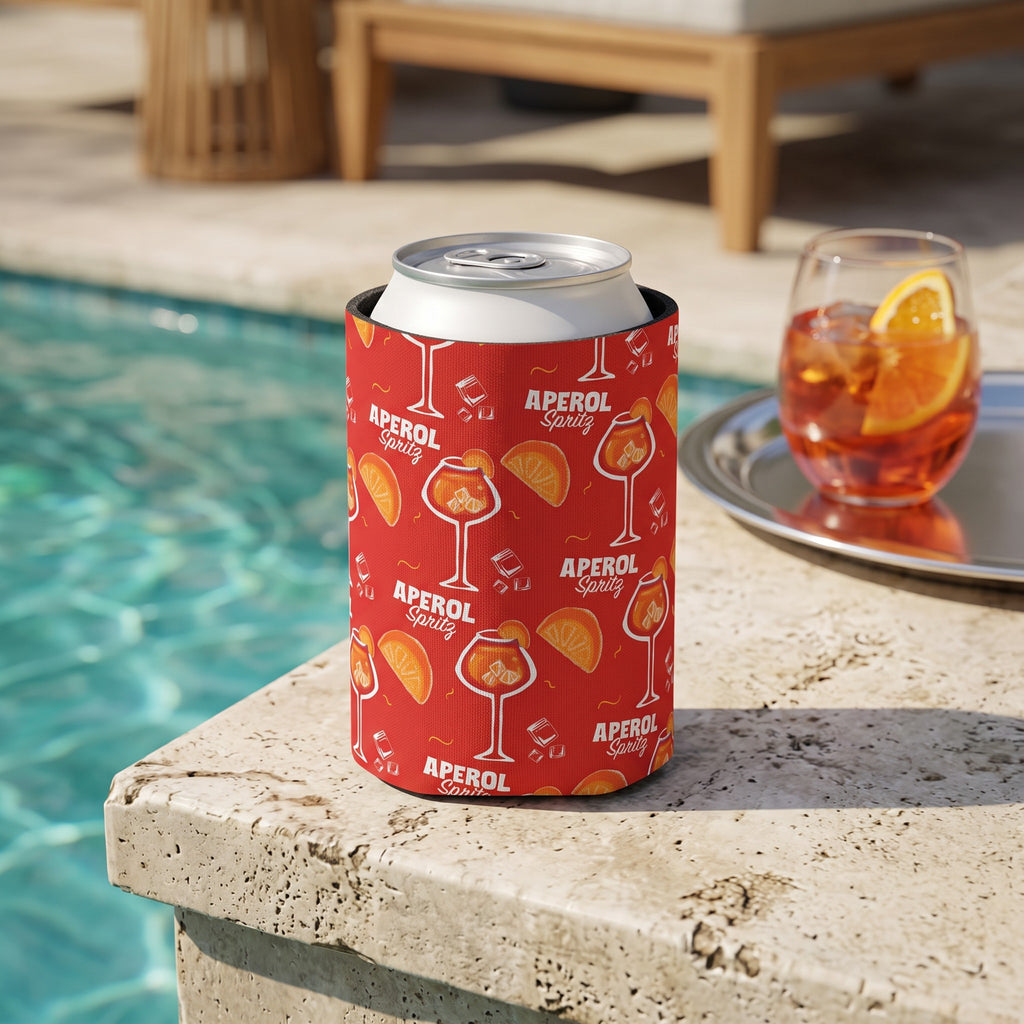Aperol Spritz Can Cooler - Red Aperol Inspired Design