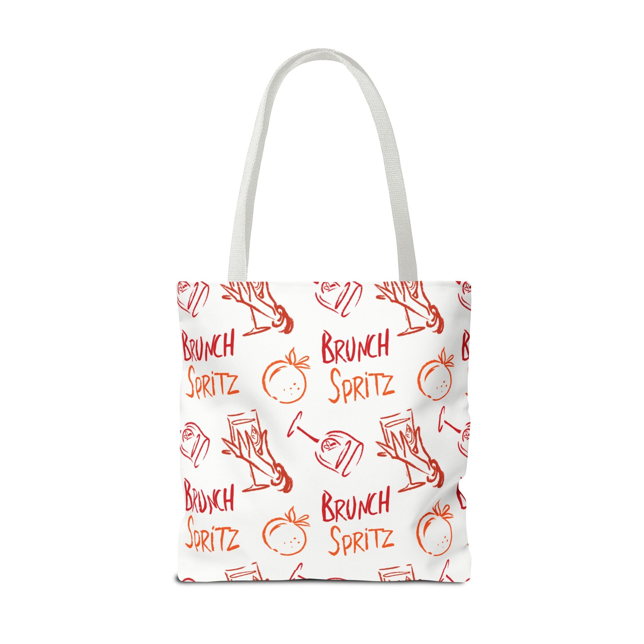 Brunch Spritz Pattern Tote Bag - Citrus All-Over Print